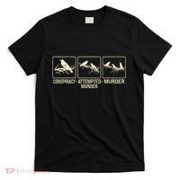Funny Attempted Murder Crow T-Shirt thumb 0