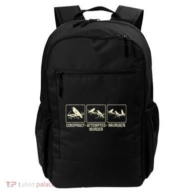 Funny Attempted Murder Crow Backpack