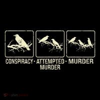 Funny Attempted Murder Crow Baby Bodysuit thumb 2