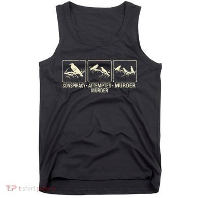 Funny Attempted Murder Crow Tank Top