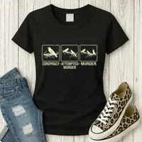 Funny Attempted Murder Crow Women's T-Shirt thumb 3