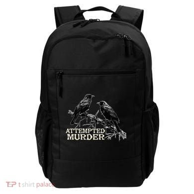 Funny Attempted Murder Crow Backpack