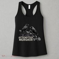 Funny Attempted Murder Crow Women's Tank Top thumb 3
