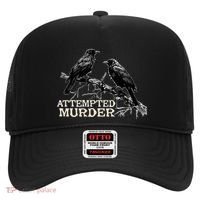 Funny Attempted Murder Crow Hat thumb 0