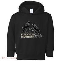 Funny Attempted Murder Crow Toddler Hoodie thumb 0