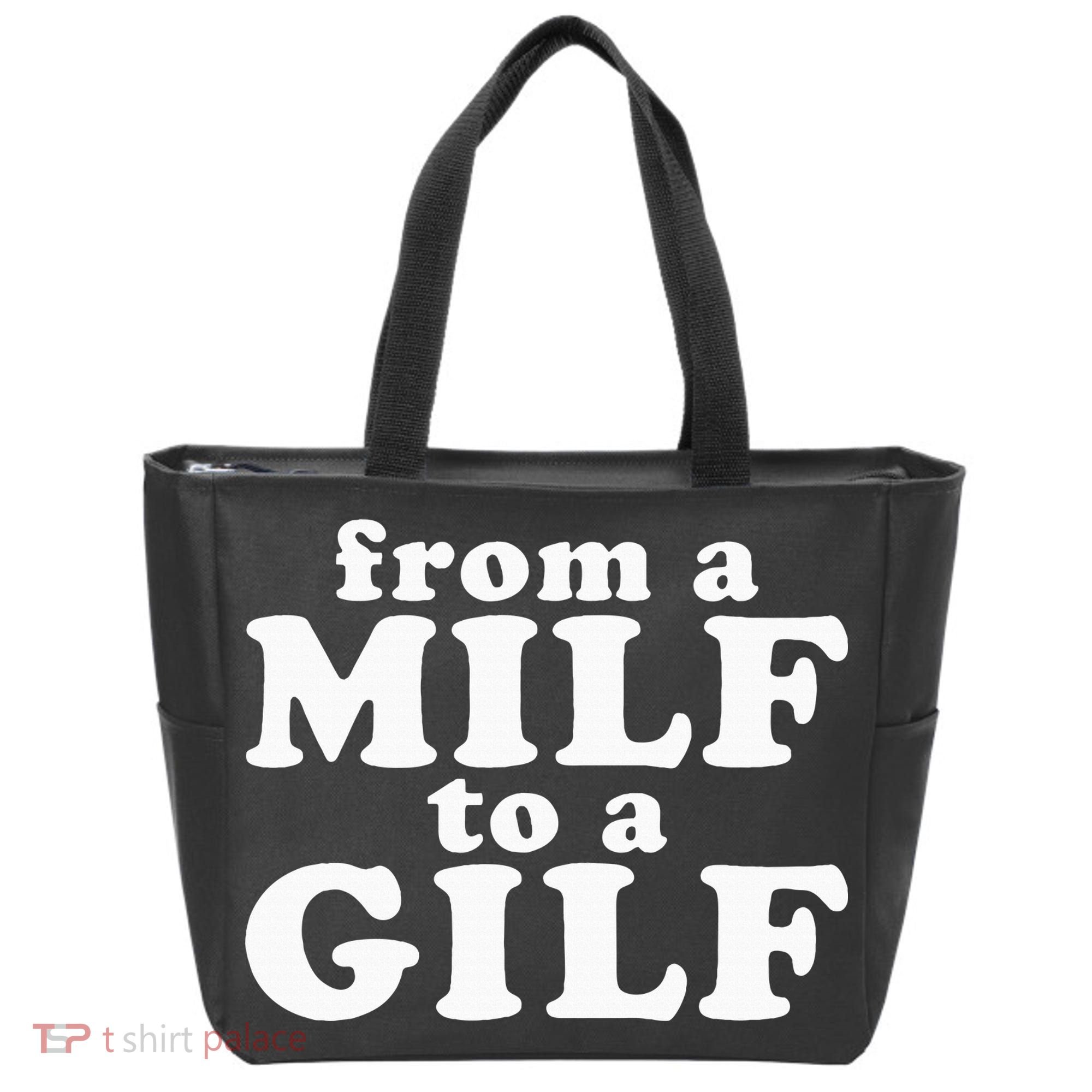 From A Milf To A Gilf Funny Dirty Inappropriate Humor Tote Bag