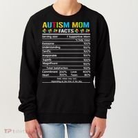 Funny Autism Mom Facts Proud Mom Autisms Gift Women's Sweatshirt thumb 0
