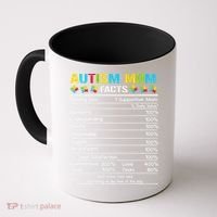 Funny Autism Mom Facts Proud Mom Autisms Gift Coffee Mug thumb 0