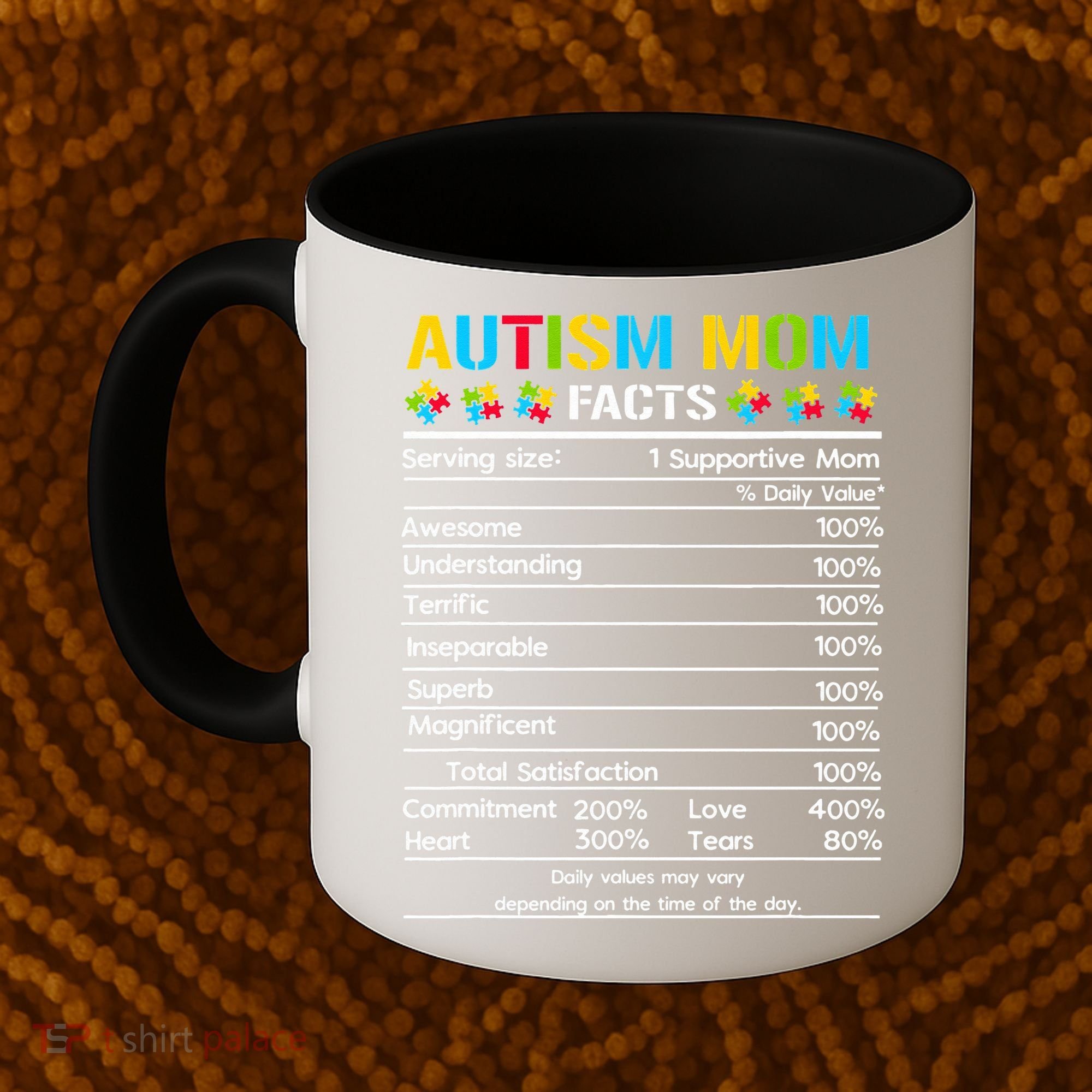 Funny Autism Mom Facts Proud Mom Autisms Gift Coffee Mug