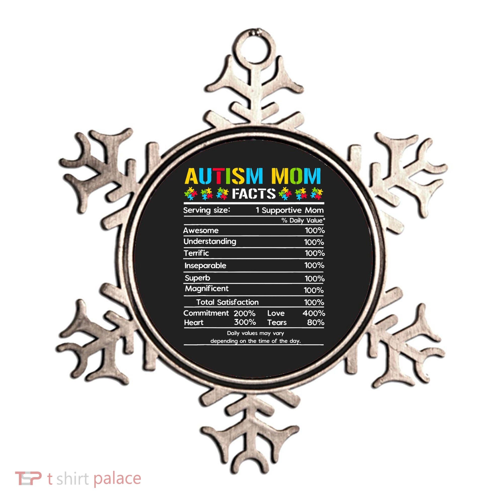 Funny Autism Mom Facts Proud Mom Autisms Gift Ornament