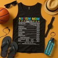 Funny Autism Mom Facts Proud Mom Autisms Gift Tank Top thumb 4