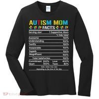 Funny Autism Mom Facts Proud Mom Autisms Gift Women's Long Sleeve Shirt thumb 0