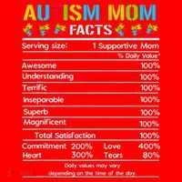 Funny Autism Mom Facts Proud Mom Autisms Gift Santa Hat thumb 1