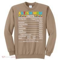 Funny Autism Mom Facts Proud Mom Autisms Gift Sweatshirt thumb 0