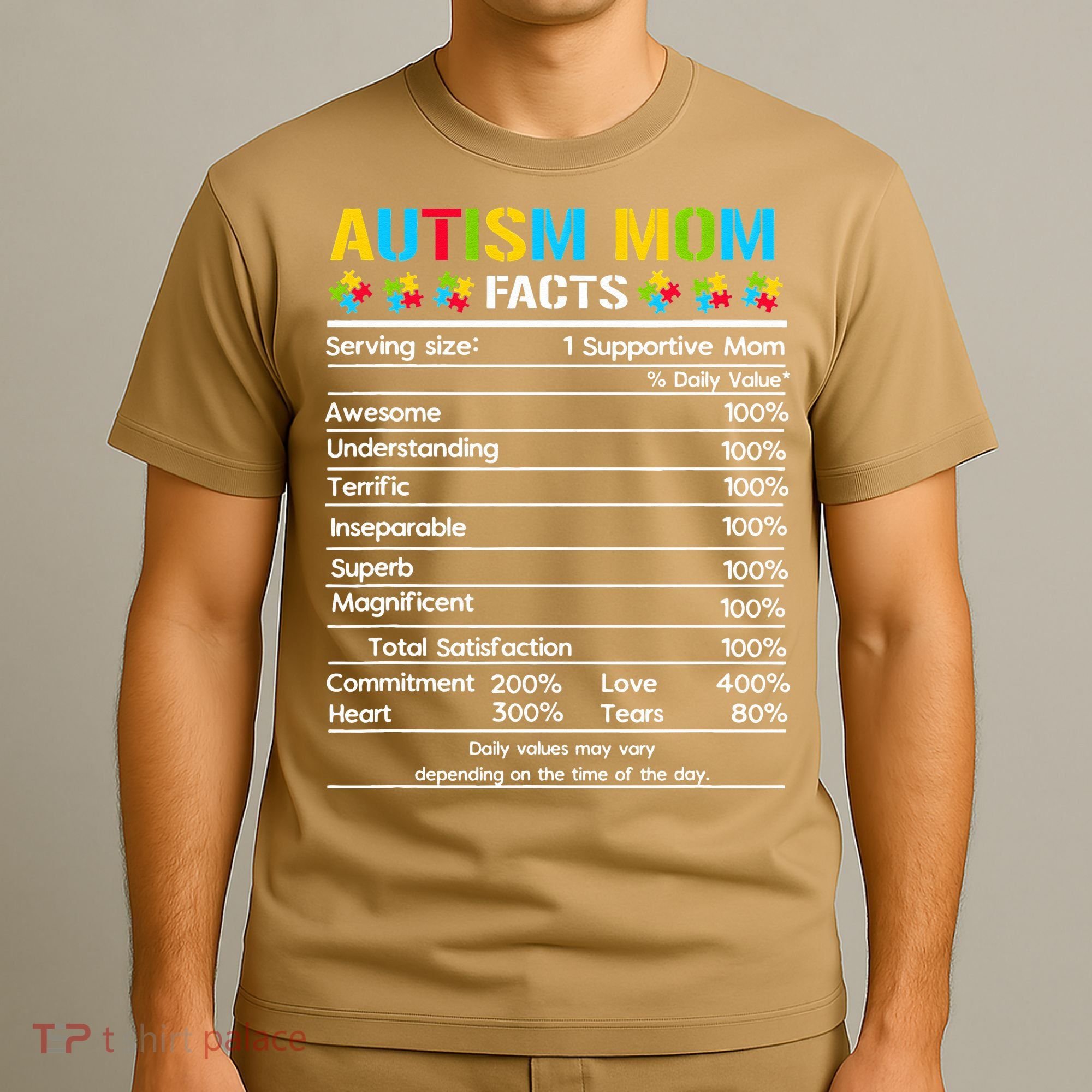 Funny Autism Mom Facts Proud Mom Autisms Gift T-Shirt