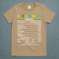 Funny Autism Mom Facts Proud Mom Autisms Gift T-Shirt thumb 5
