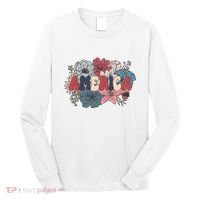 Floral American Mama Retro Mama Long Sleeve Shirt thumb 0
