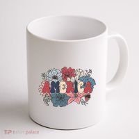 Floral American Mama Retro Mama Coffee Mug thumb 1