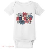 Floral American Mama Retro Mama Baby Bodysuit thumb 0