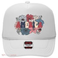 Floral American Mama Retro Mama Hat thumb 0