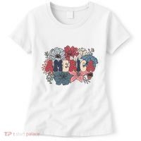 Floral American Mama Retro Mama Women's T-Shirt thumb 0