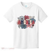 Floral American Mama Retro Mama Kids T-Shirt thumb 0