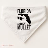 Florida America´s Mullet West Coast USA-Made Doggie Bandana thumb 0