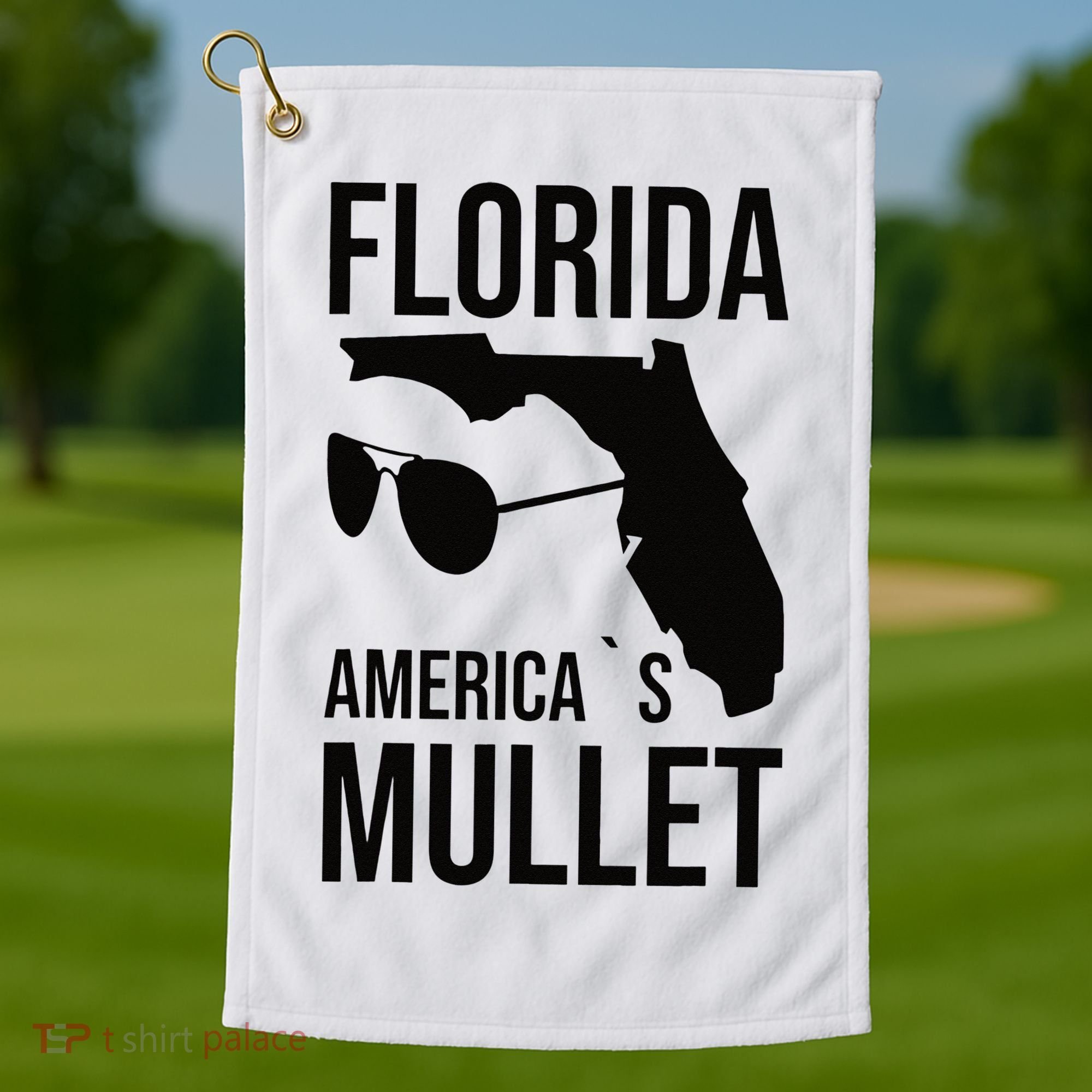 Florida America´s Mullet West Coast Golf Towel