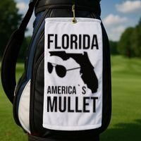 Florida America´s Mullet West Coast Golf Towel thumb 2