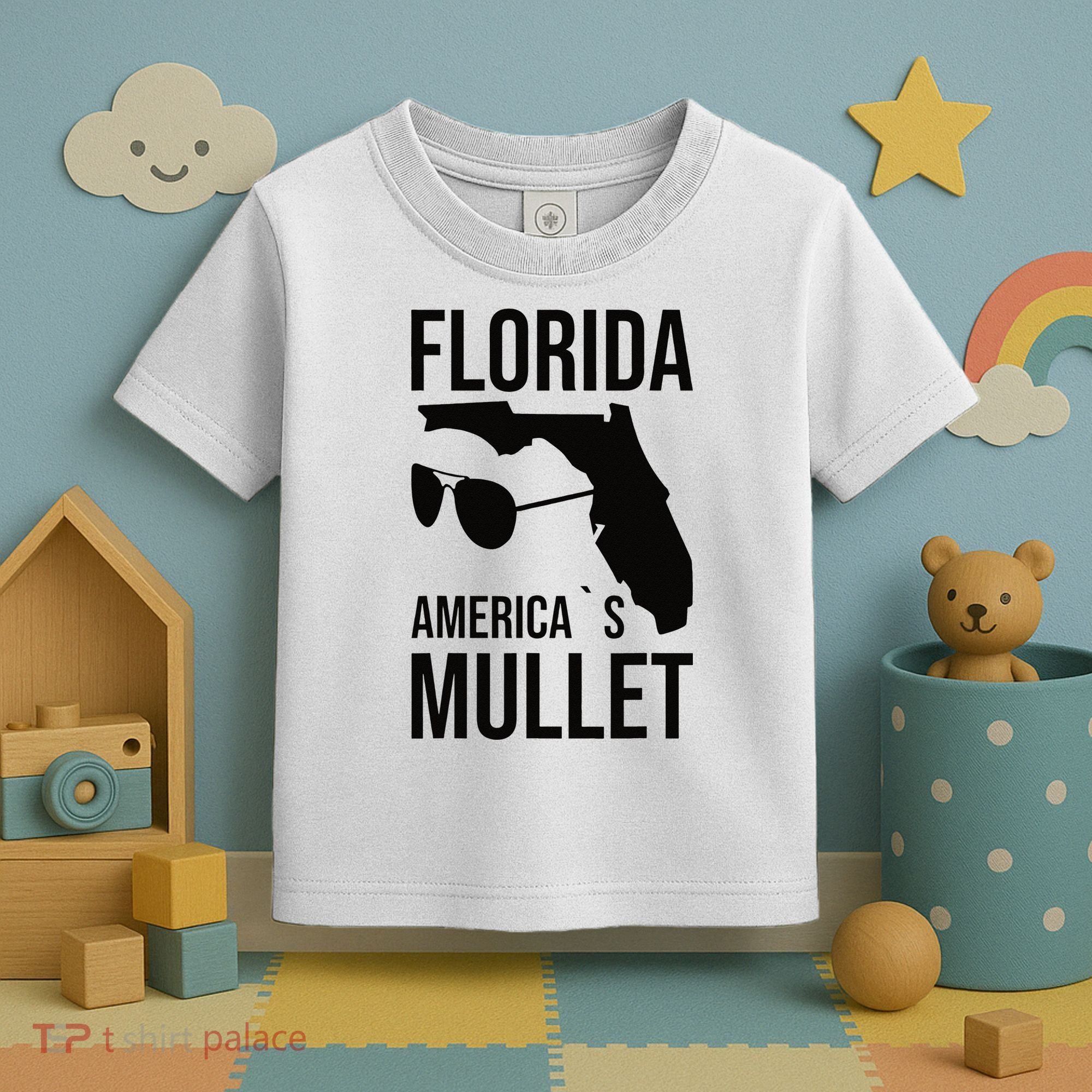 Florida America´s Mullet West Coast Toddler T-Shirt