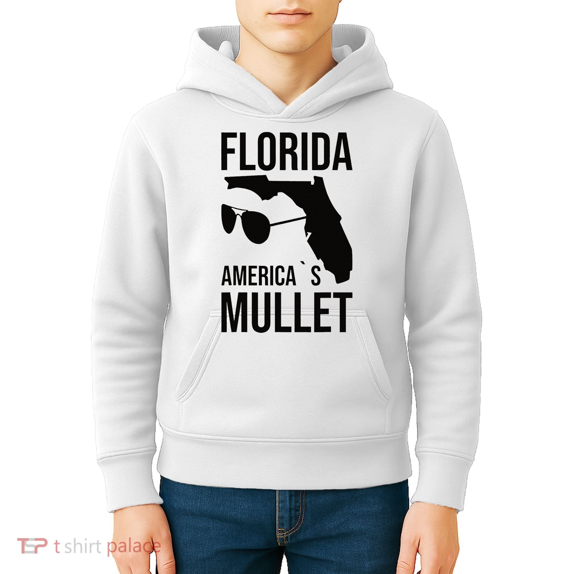 Florida America´s Mullet West Coast Kids Hoodie