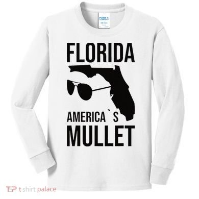 Florida America´s Mullet West Coast Kids Long Sleeve Shirt