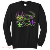 Funny Axolotl Mardi Gras Festival Carnival Sweatshirt thumb 0