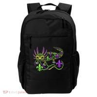 Funny Axolotl Mardi Gras Festival Carnival Backpack thumb 0