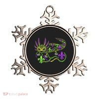 Funny Axolotl Mardi Gras Festival Carnival Ornament thumb 0