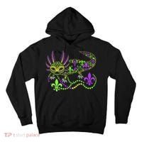 Funny Axolotl Mardi Gras Festival Carnival Tall Hoodie thumb 0