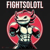 Fightsolotl Axolotl Martial Arts Anime MMA Lover Funny Women's Hoodie thumb 2