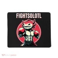 Fightsolotl Axolotl Martial Arts Anime MMA Lover Funny Mousepad thumb 0