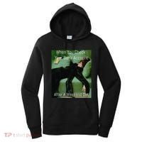 Funny Art Meme When You Check Your Bank Account Money Joke Women's Hoodie thumb 0