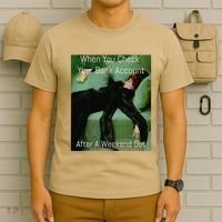 Funny Art Meme When You Check Your Bank Account Money Joke T-Shirt thumb 6
