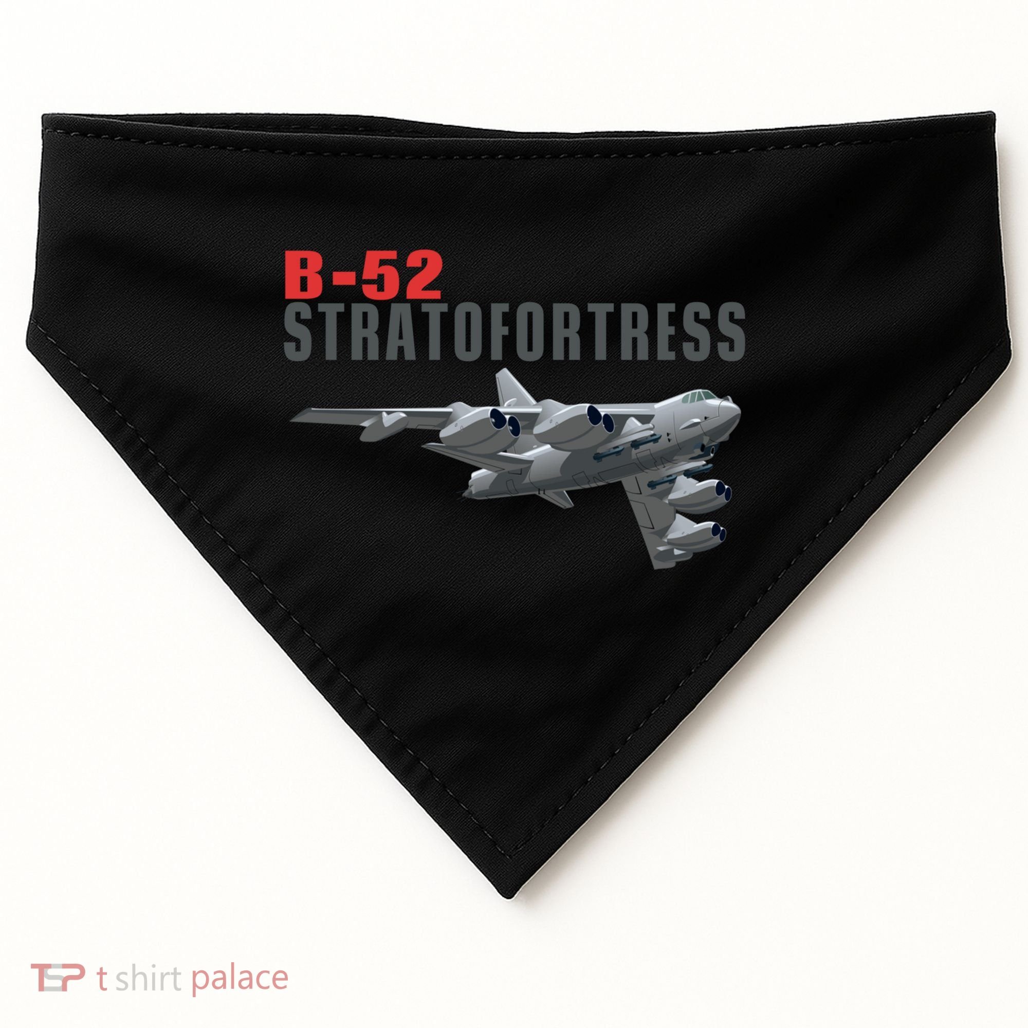 Fun American Military Aviation B52 Stratofortress Bomber Meaningful Gift USA-Made Doggie Bandana