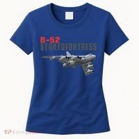 Fun American Military Aviation B52 Stratofortress Bomber Meaningful Gift Women's T-Shirt thumb 0