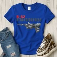 Fun American Military Aviation B52 Stratofortress Bomber Meaningful Gift Women's T-Shirt thumb 3