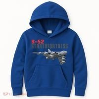 Fun American Military Aviation B52 Stratofortress Bomber Meaningful Gift Kids Hoodie thumb 0