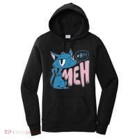Funny Angry Meh Cat Comic Women's Hoodie thumb 0