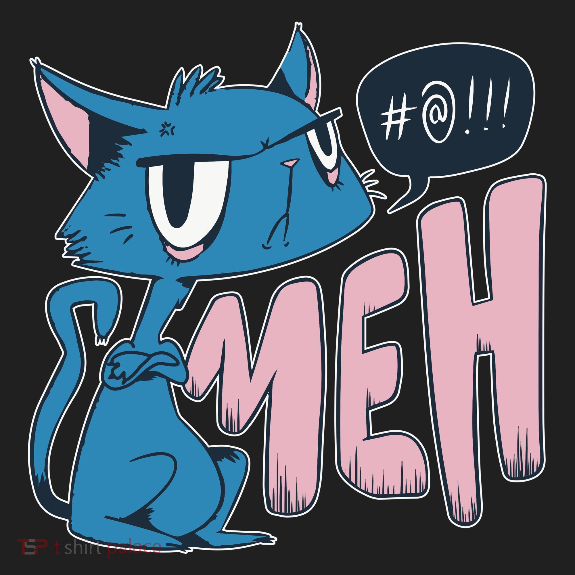 Funny Angry Meh Cat Comic Hat