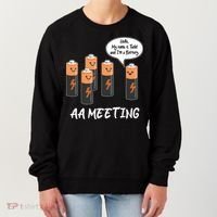 Funny AA Meeting AA Batteries Women's Sweatshirt thumb 0