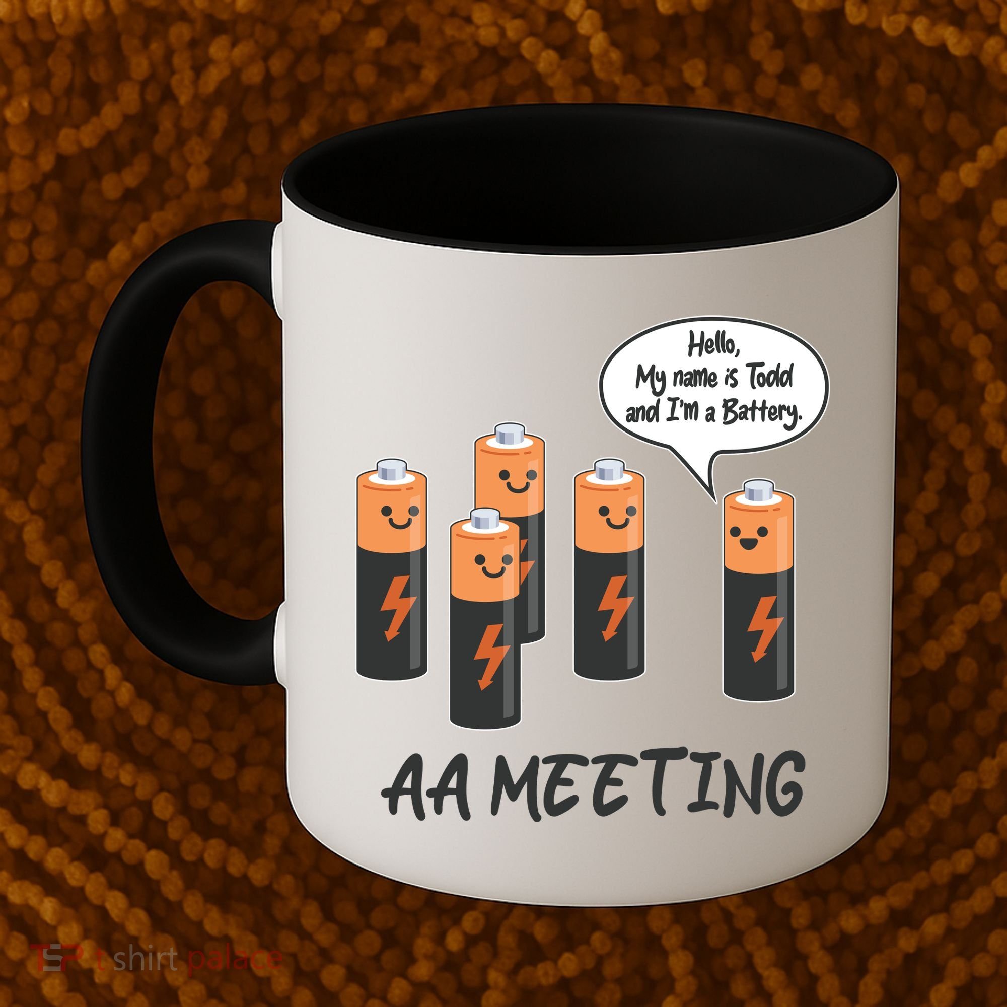 Funny AA Meeting AA Batteries Coffee Mug