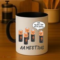 Funny AA Meeting AA Batteries Coffee Mug thumb 4
