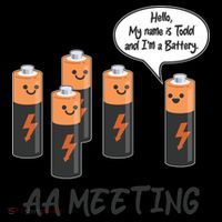 Funny AA Meeting AA Batteries Coffee Mug thumb 5